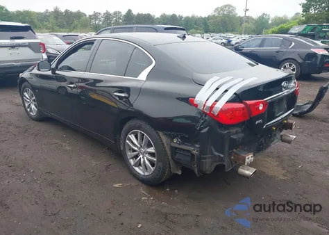 2014 Infiniti Q50 Premium from USA, damaged, VIN JN1BV7AR4EM695232